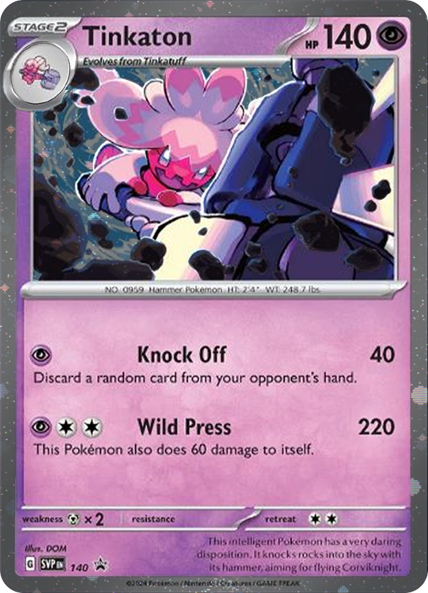 Tinkaton (SVP140) (Cosmos Holo) [SV: Scarlet & Violet Promo Cards] | Enigma On Main