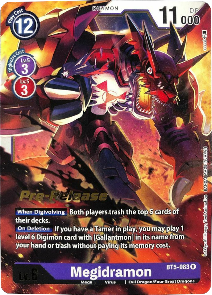 Megidramon [BT5-083] [Battle of Omni Pre-Release Promos] | Enigma On Main