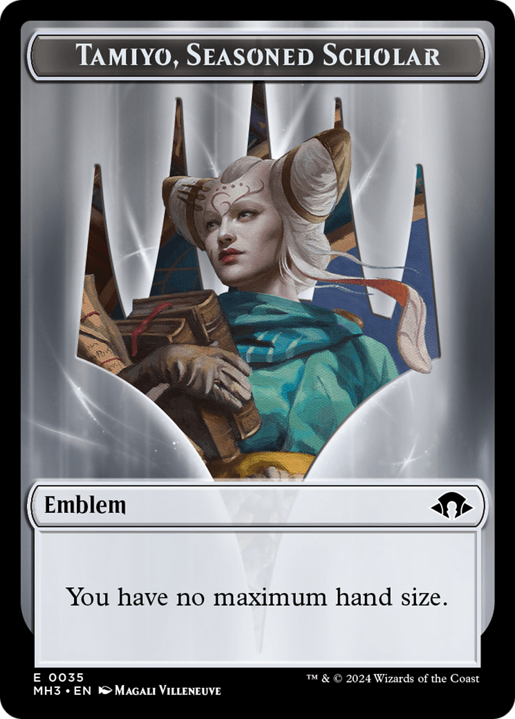 Tamiyo, Seasoned Scholar // Energy Reserve Double-Sided Token [Modern Horizons 3 Tokens] | Enigma On Main