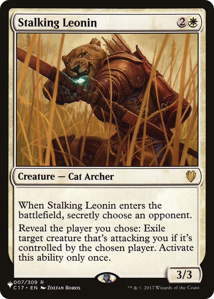 Stalking Leonin [The List] | Enigma On Main