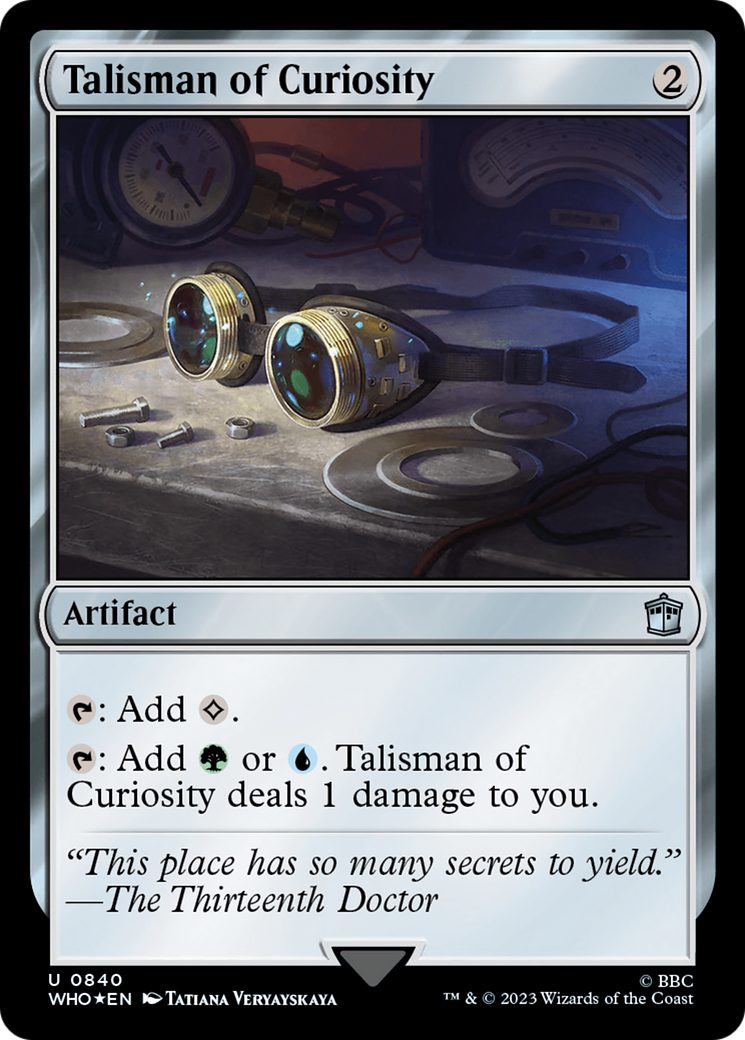 Talisman of Curiosity (Surge Foil) [Doctor Who] | Enigma On Main