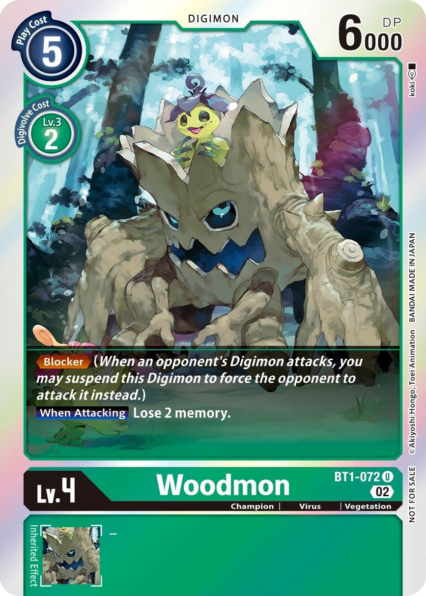 Woodmon [BT1-072] (Official Tournament Pack Vol. 6) [Release Special Booster Promos] | Enigma On Main