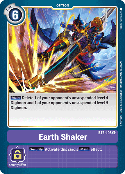 Earth Shaker [BT5-108] [Battle of Omni] | Enigma On Main