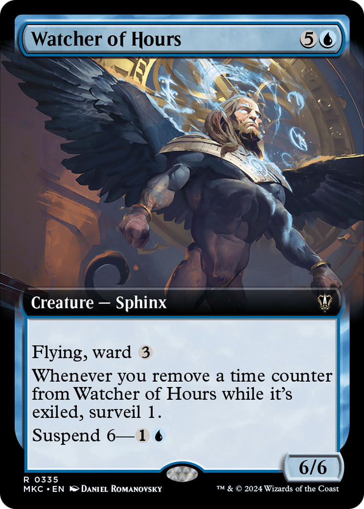 Watcher of Hours (Extended Art) [Murders at Karlov Manor Commander] | Enigma On Main