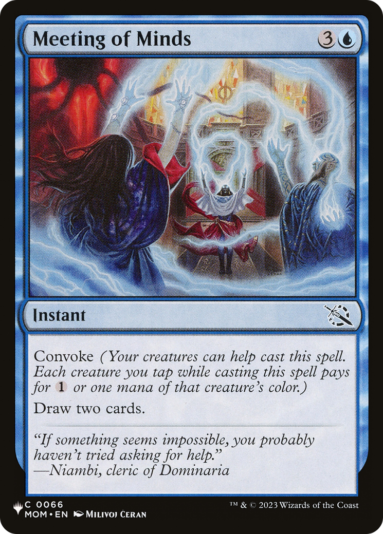 Meeting of Minds [The List Reprints] | Enigma On Main