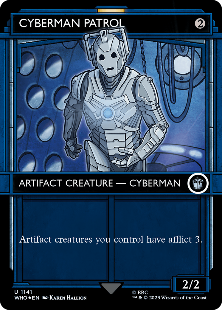 Cyberman Patrol (Showcase) (Surge Foil) [Doctor Who] | Enigma On Main