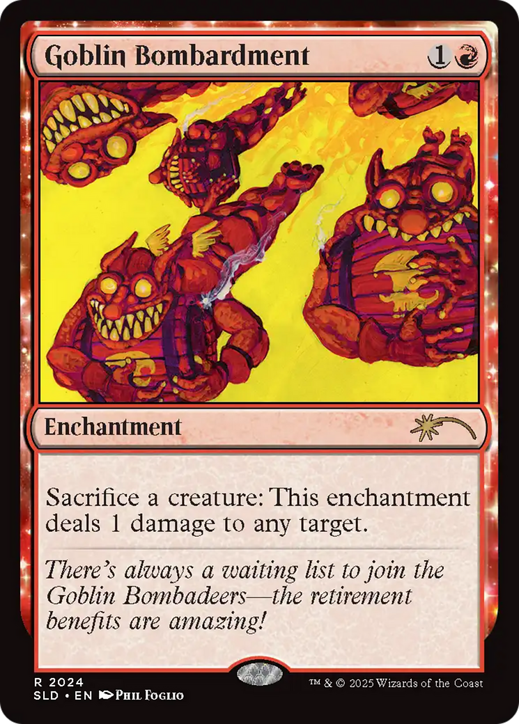 Goblin Bombardment (2024) (Rainbow Foil) [Secret Lair Drop Series] | Enigma On Main