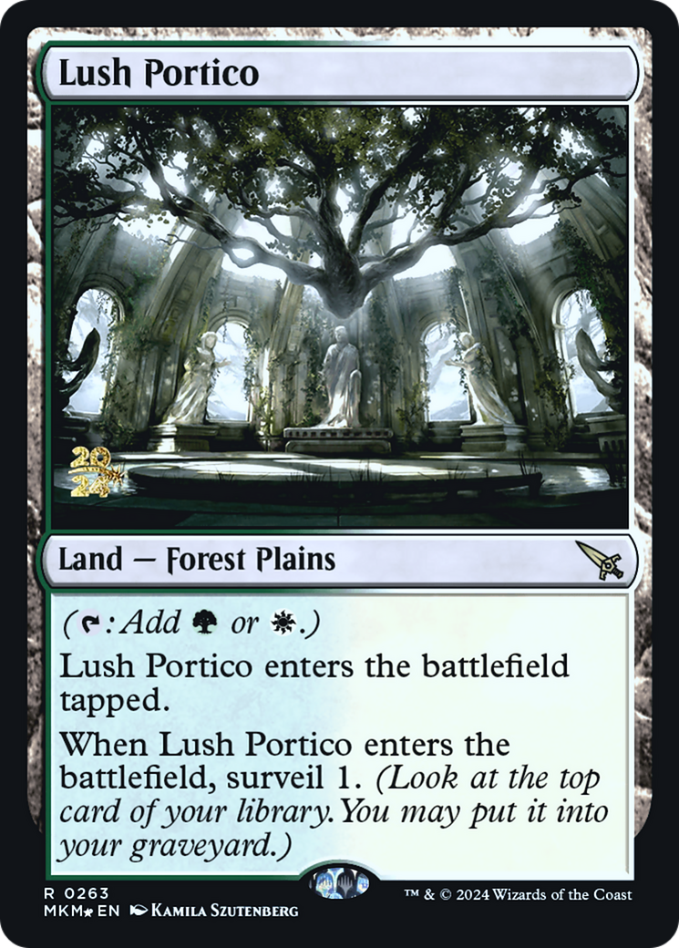 Lush Portico [Murders at Karlov Manor Prerelease Promos] | Enigma On Main