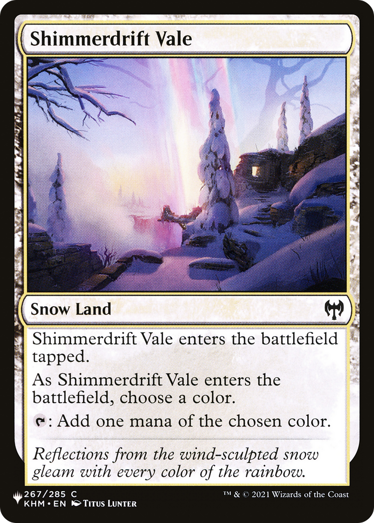 Shimmerdrift Vale [The List Reprints] | Enigma On Main