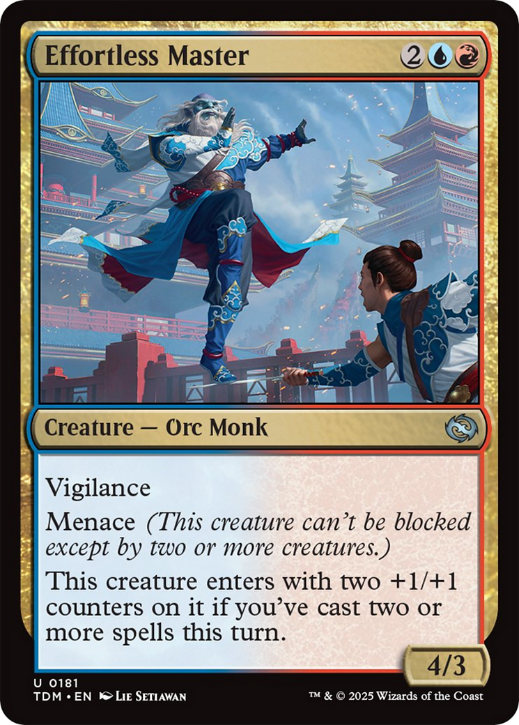 Effortless Master [Tarkir: Dragonstorm] | Enigma On Main