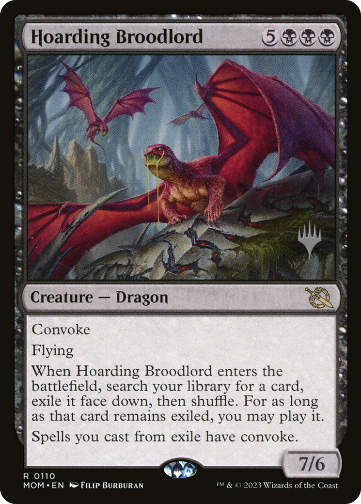 Hoarding Broodlord (Promo Pack) [March of the Machine Promos] | Enigma On Main