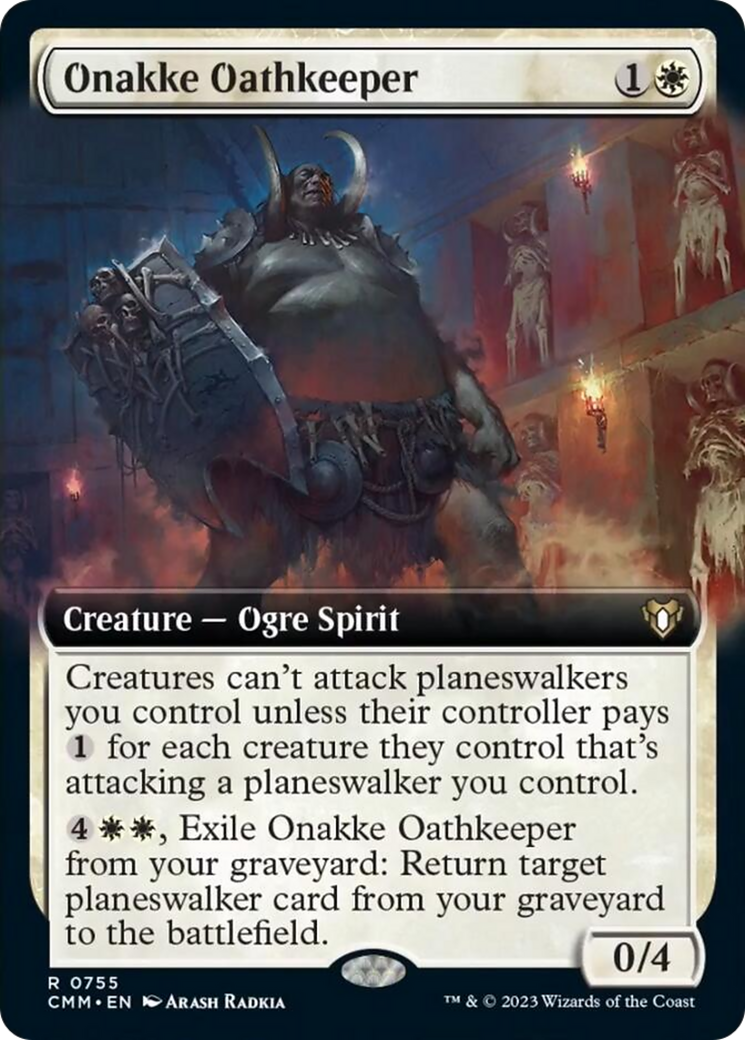 Onakke Oathkeeper (Extended Art) [Commander Masters] | Enigma On Main