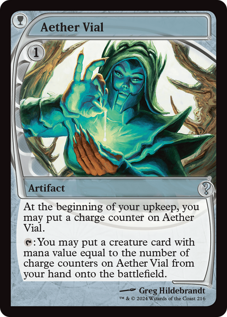 Aether Vial (Future Sight) [Mystery Booster 2] | Enigma On Main