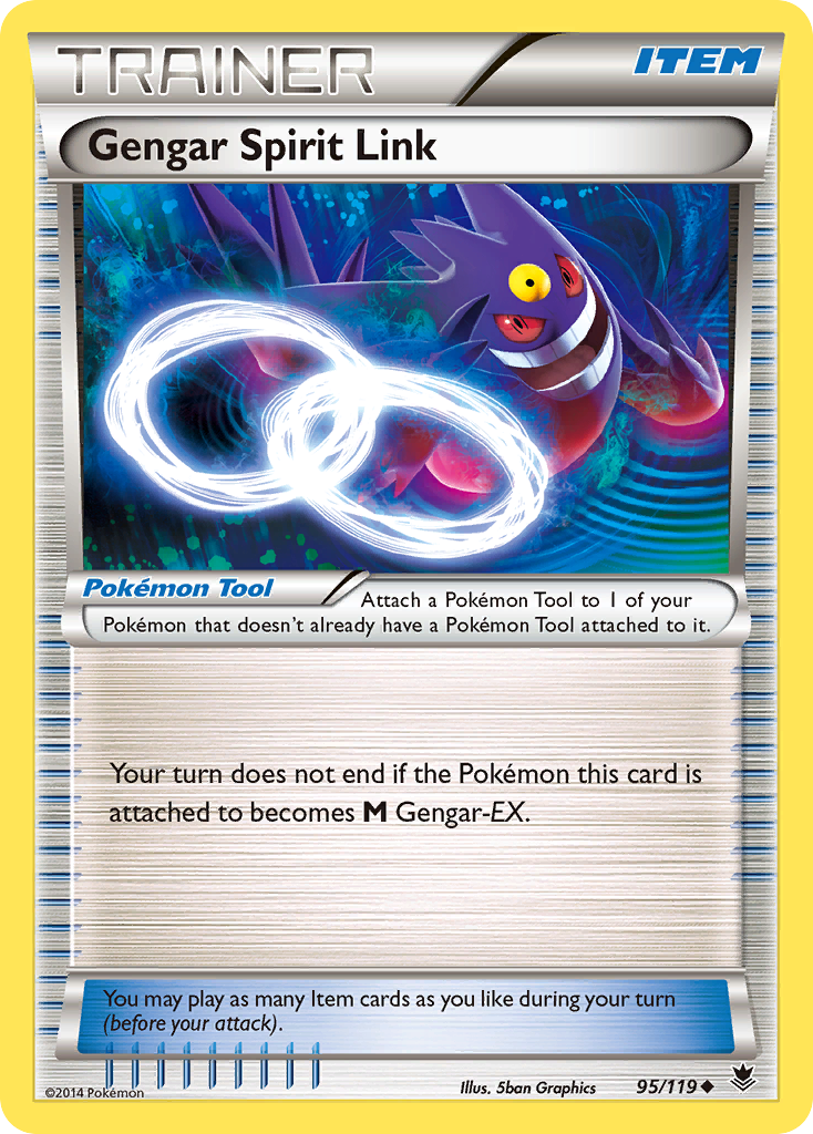 Gengar Spirit Link (95/119) [XY: Phantom Forces] | Enigma On Main