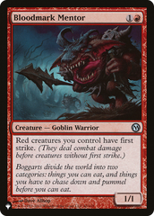 Bloodmark Mentor [The List Reprints] | Enigma On Main