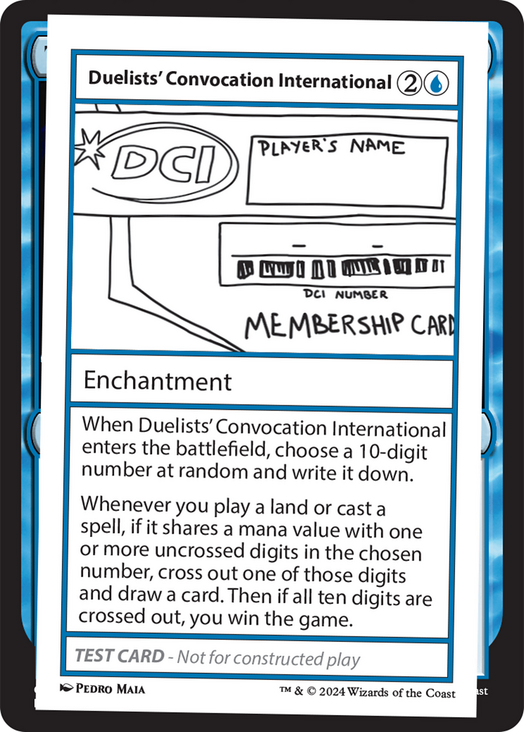 Duelists' Convocation International [Mystery Booster 2 Playtest Cards] | Enigma On Main