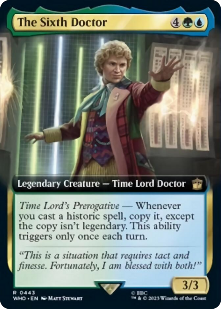 The Sixth Doctor (Extended Art) [Doctor Who] | Enigma On Main