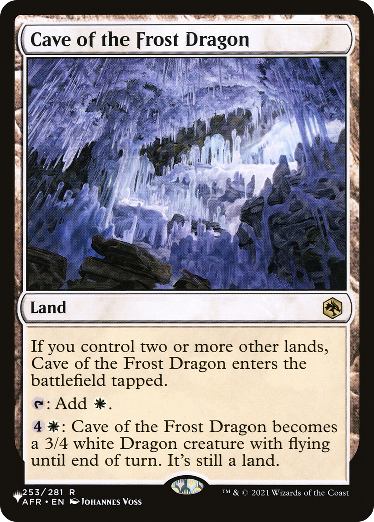 Cave of the Frost Dragon [The List] | Enigma On Main