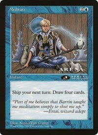 Meditate (Oversized) [Oversize Cards] | Enigma On Main