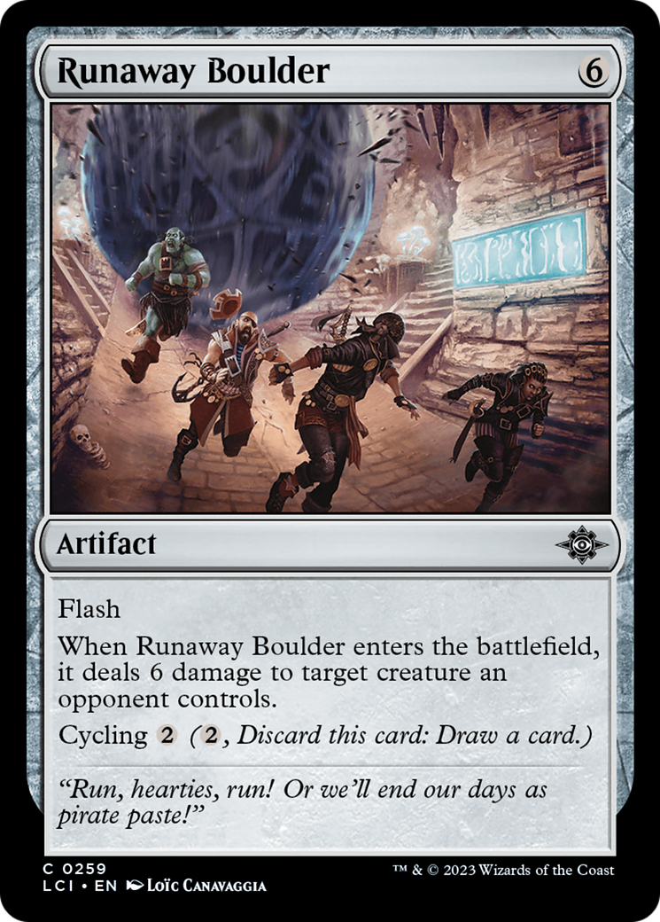 Runaway Boulder [The Lost Caverns of Ixalan] | Enigma On Main