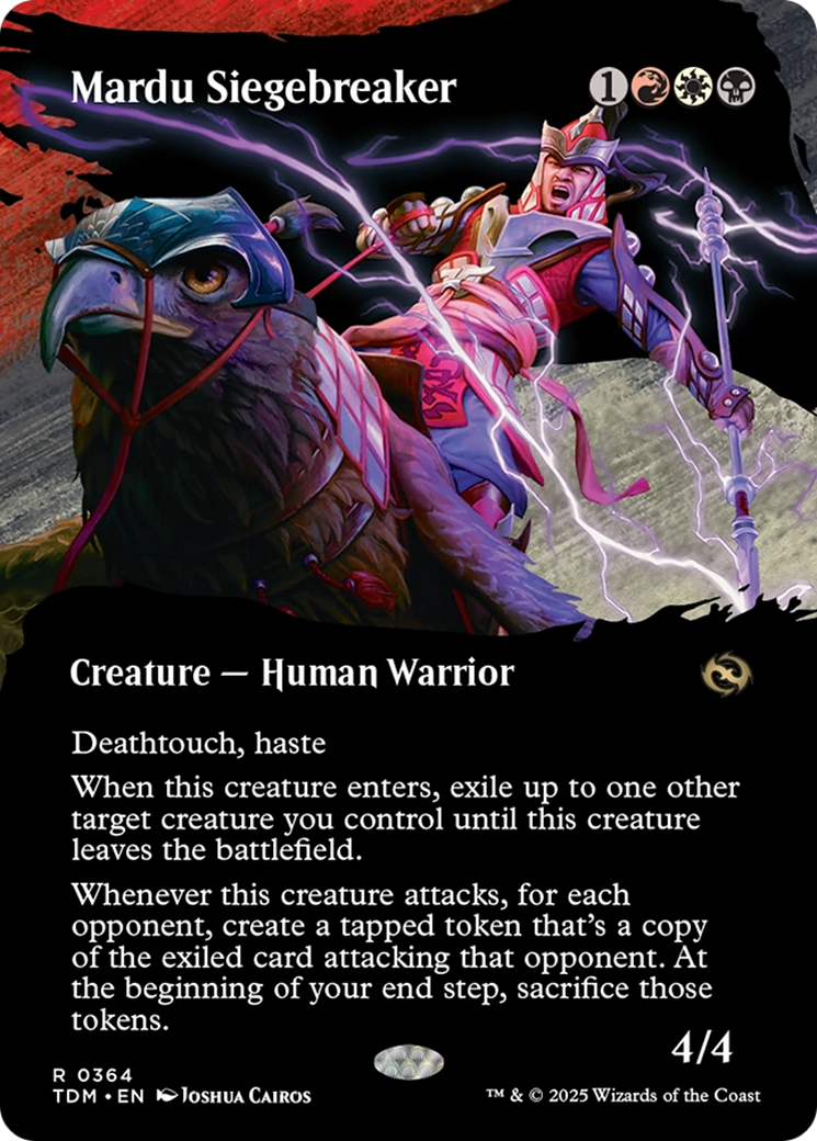 Mardu Siegebreaker (Borderless) [Tarkir: Dragonstorm] | Enigma On Main