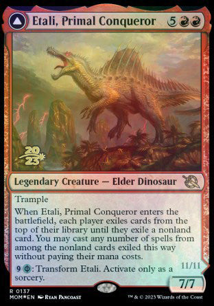 Etali, Primal Conqueror // Etali, Primal Sickness [March of the Machine Prerelease Promos] | Enigma On Main