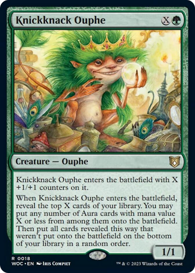 Knickknack Ouphe [Wilds of Eldraine Commander] | Enigma On Main