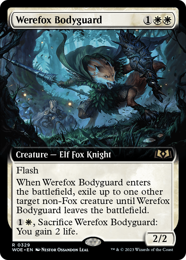 Werefox Bodyguard (Extended Art) [Wilds of Eldraine] | Enigma On Main