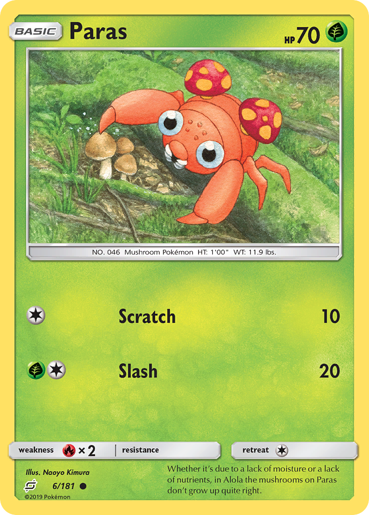 Paras (6/181) [Sun & Moon: Team Up] | Enigma On Main