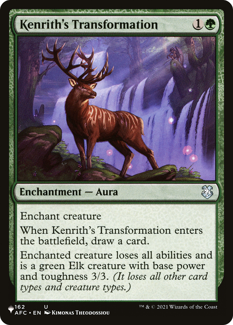 Kenrith's Transformation [The List Reprints] | Enigma On Main