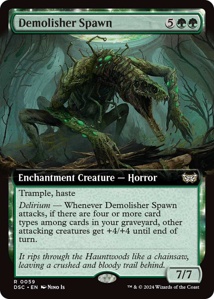 Demolisher Spawn (Extended Art) [Duskmourn: House of Horror Commander] | Enigma On Main