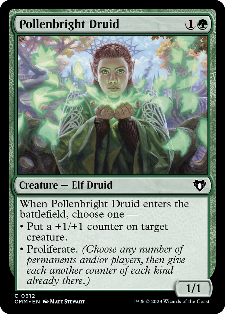 Pollenbright Druid [Commander Masters] | Enigma On Main