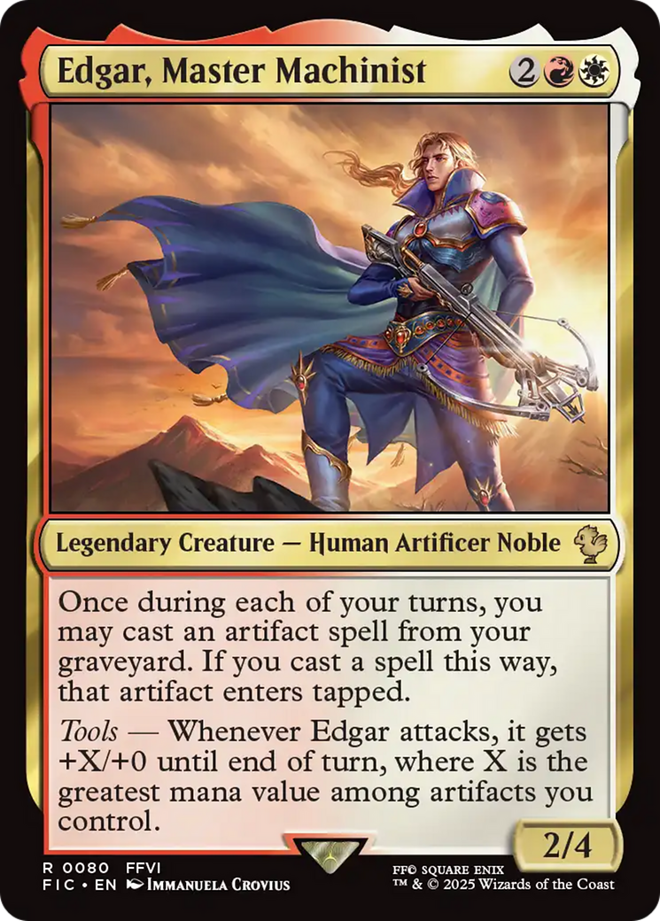 Edgar, Master Machinist [FINAL FANTASY Commander] | Enigma On Main