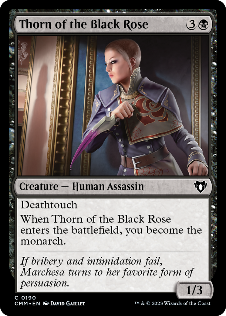 Thorn of the Black Rose [Commander Masters] | Enigma On Main