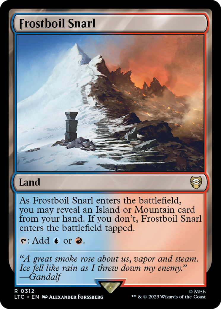 Frostboil Snarl [The Lord of the Rings: Tales of Middle-Earth Commander] | Enigma On Main