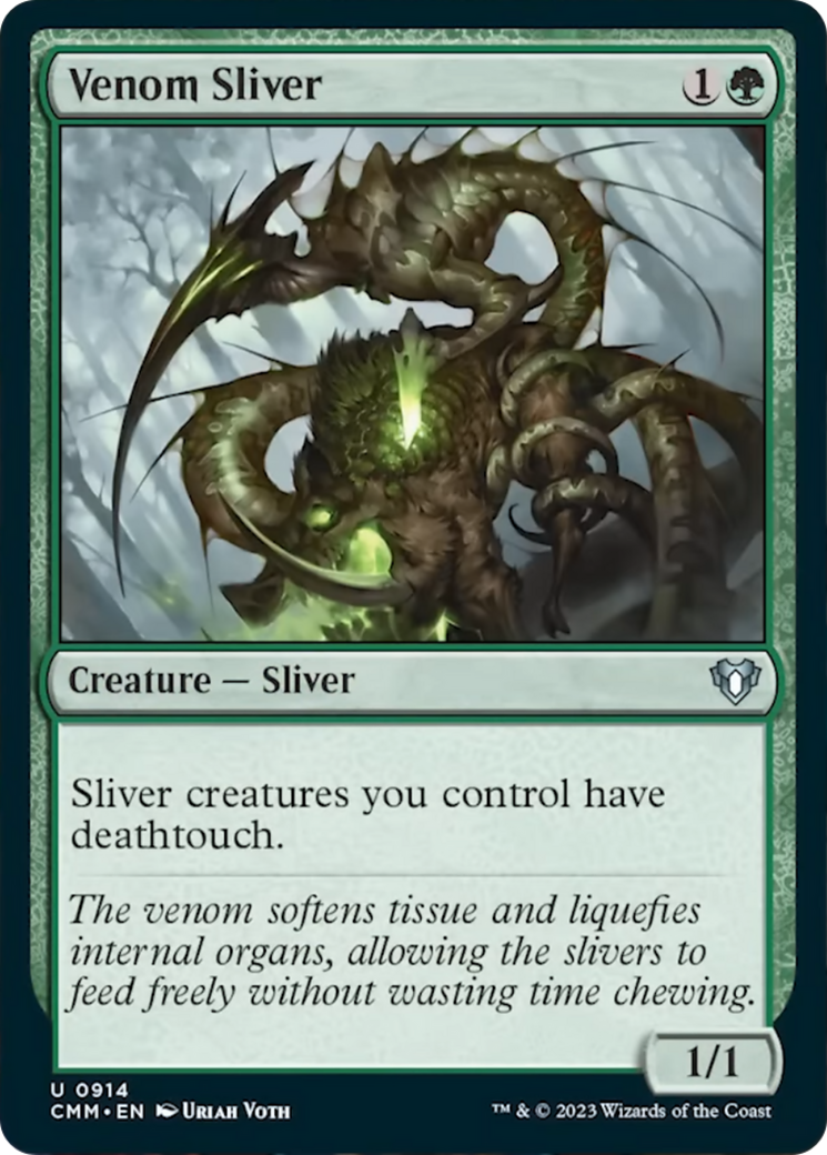 Venom Sliver [Commander Masters] | Enigma On Main