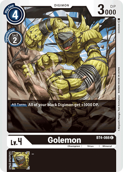 Golemon [BT4-066] [Great Legend] | Enigma On Main