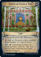 Ojer Pakpatiq, Deepest Epoch // Temple of Cyclical Time (Showcase) [The Lost Caverns of Ixalan] | Enigma On Main