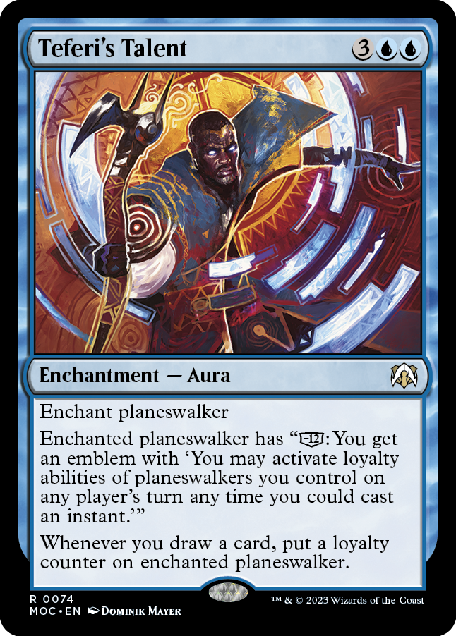 Teferi's Talent [March of the Machine Commander] | Enigma On Main
