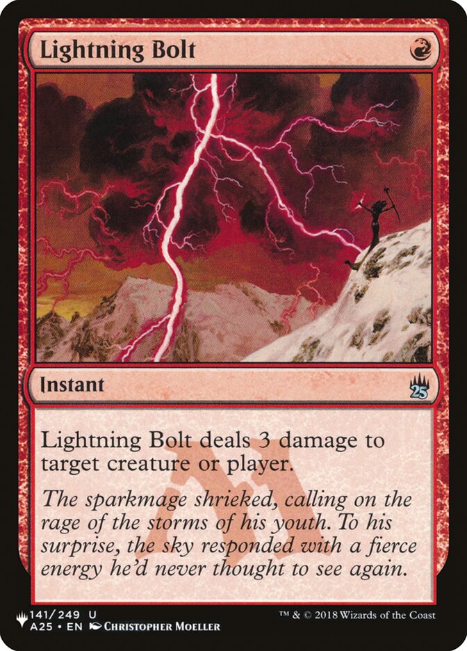Lightning Bolt (141/249) [The List] | Enigma On Main