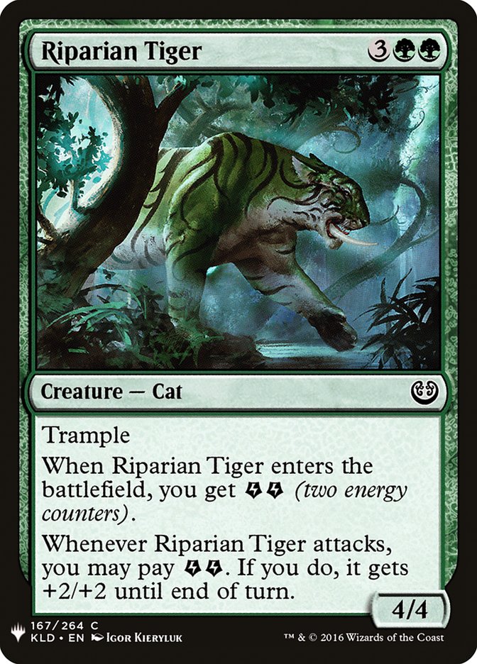 Riparian Tiger [Mystery Booster] | Enigma On Main