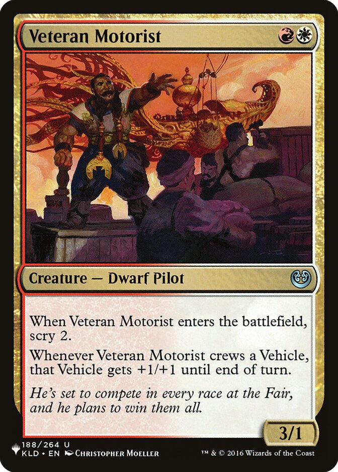 Veteran Motorist [The List] | Enigma On Main