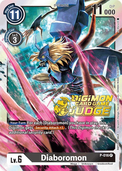 Diaboromon [P-016] (Judge Pack 1) [Promotional Cards] | Enigma On Main