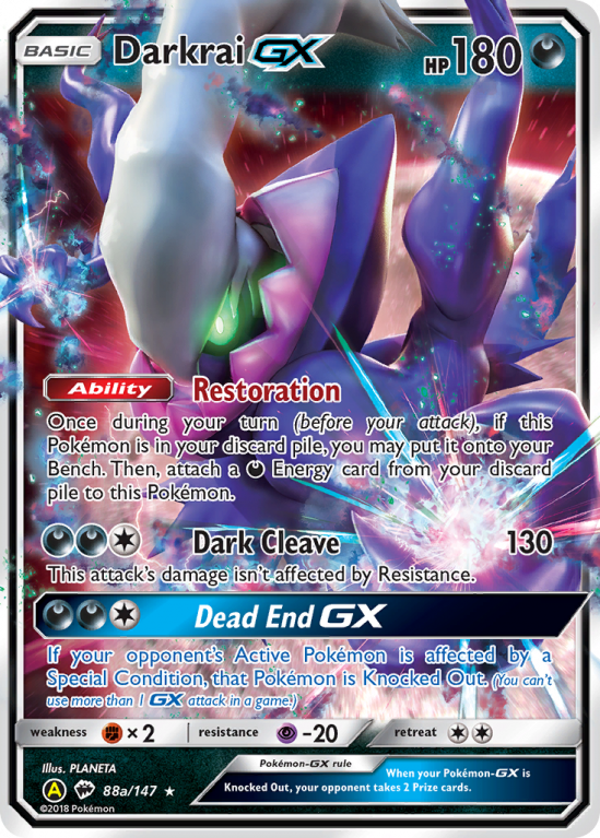 Darkrai GX (88a/147) [Alternate Art Promos] | Enigma On Main