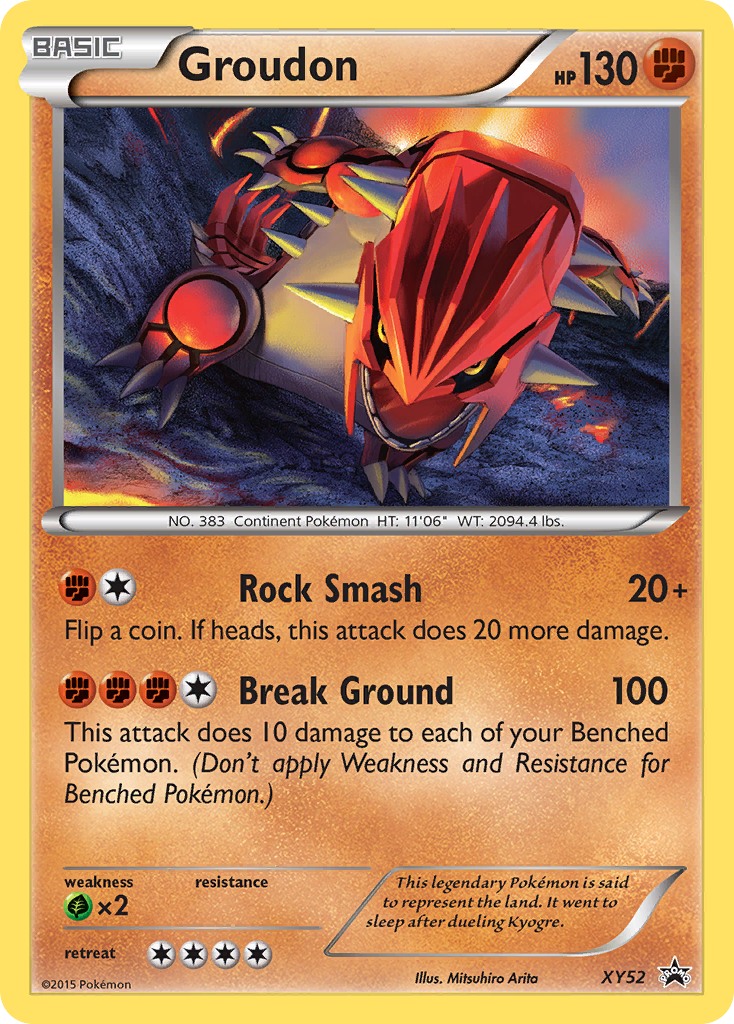 Groudon (XY52) [XY: Black Star Promos] | Enigma On Main