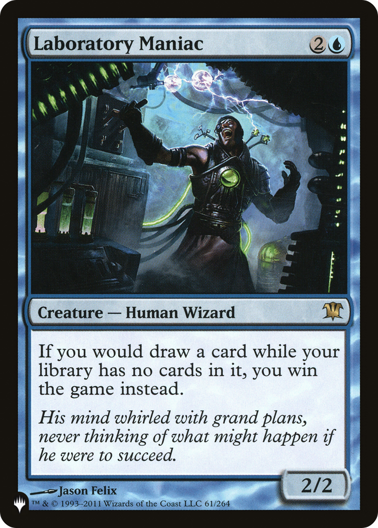 Laboratory Maniac [The List] | Enigma On Main