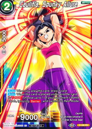 Caulifla, Spunky Allure (P-180) [Promotion Cards] | Enigma On Main