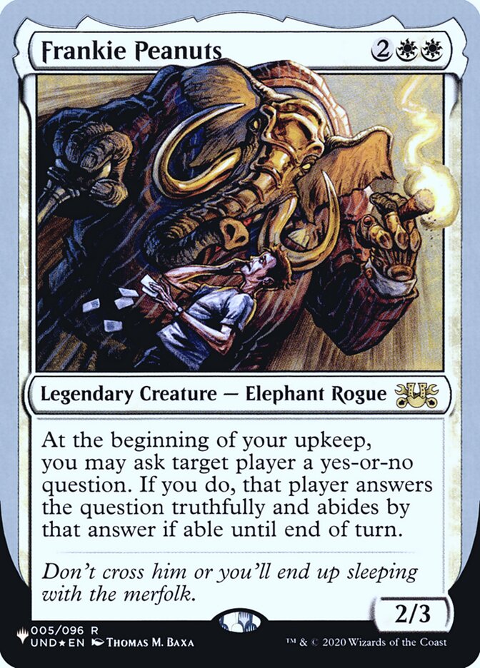 Frankie Peanuts (Unfinity Foil Edition) [The List] | Enigma On Main