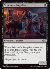 Stitcher's Supplier [Duskmourn: House of Horror Commander] | Enigma On Main