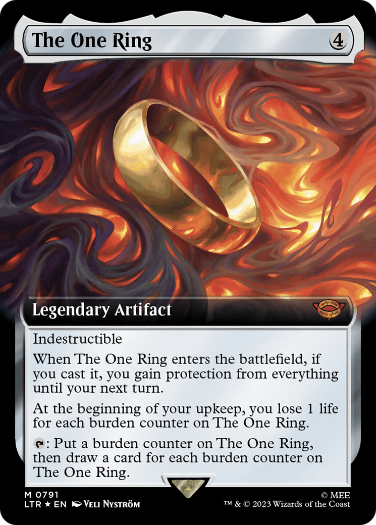 The One Ring (Extended Art) (Surge Foil) [The Lord of the Rings: Tales of Middle-Earth] | Enigma On Main